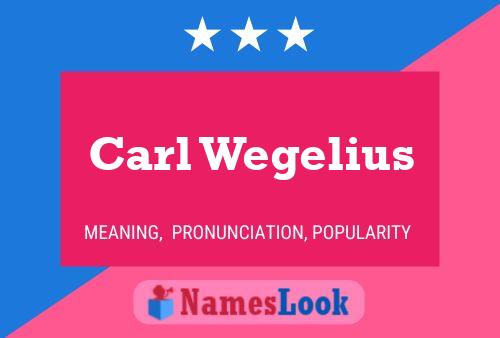 Постер имени Carl Wegelius