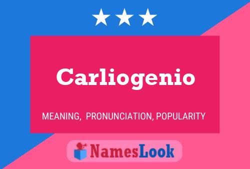 Постер имени Carliogenio