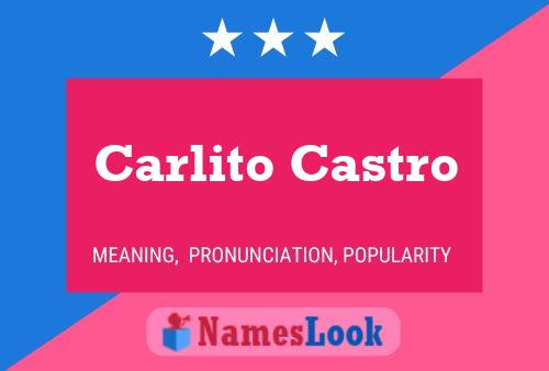 Постер имени Carlito Castro