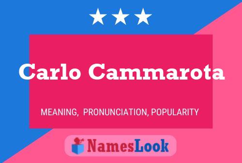 Постер имени Carlo Cammarota