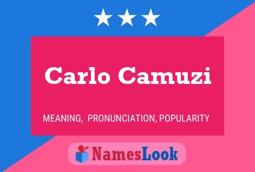 Постер имени Carlo Camuzi