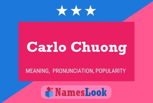 Постер имени Carlo Chuong