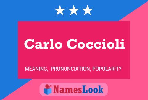 Постер имени Carlo Coccioli