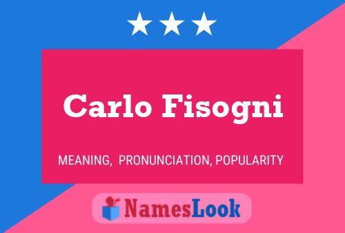 Постер имени Carlo Fisogni