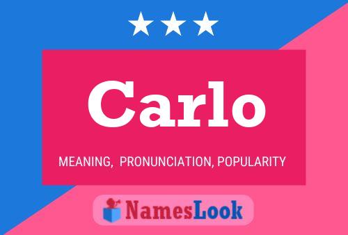 Постер имени Carlo