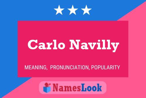 Постер имени Carlo Navilly