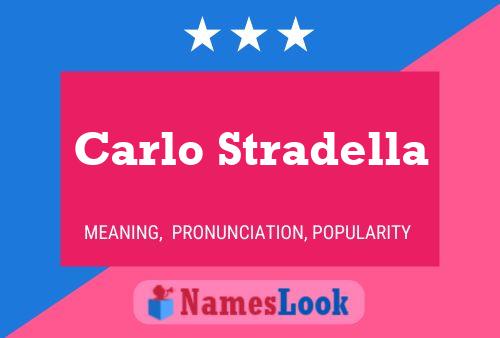 Постер имени Carlo Stradella