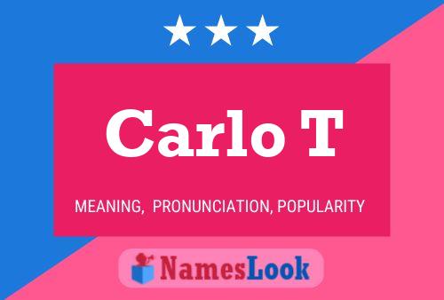 Постер имени Carlo T