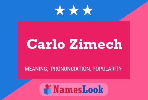 Постер имени Carlo Zimech