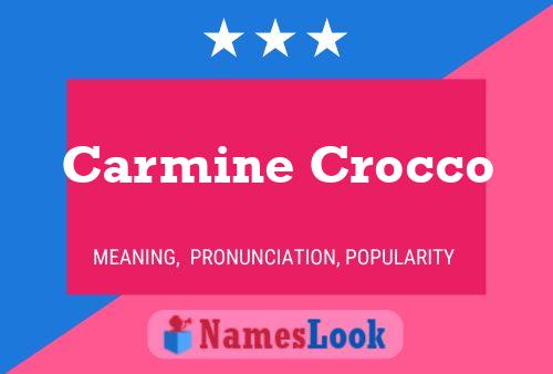 Постер имени Carmine Crocco