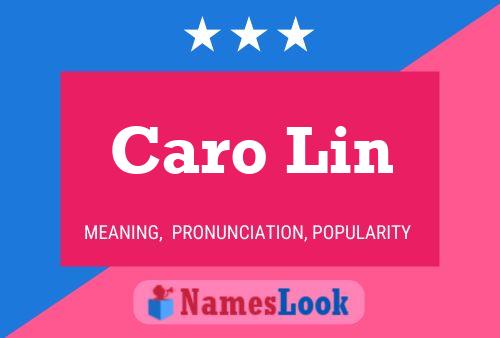 Постер имени Caro Lin