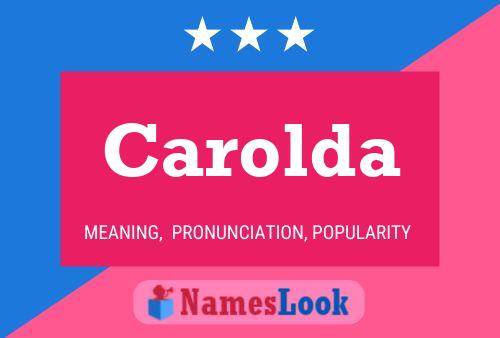 Постер имени Carolda