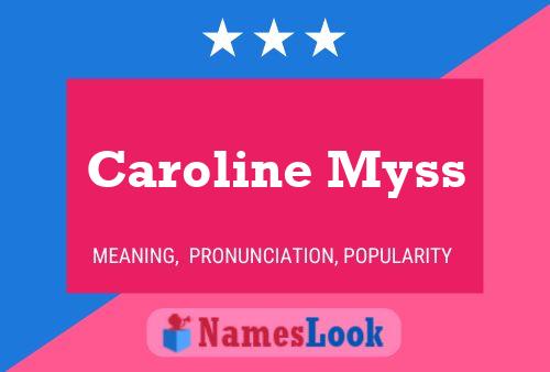 Постер имени Caroline Myss