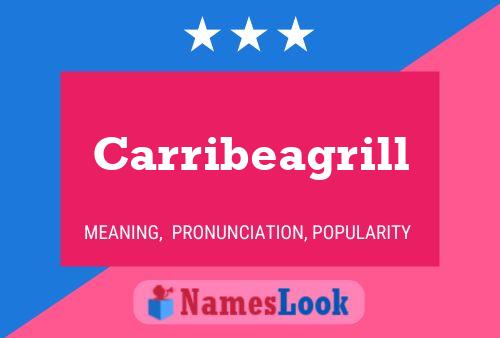 Постер имени Carribeagrill