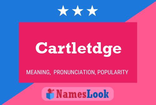 Постер имени Cartletdge