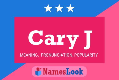 Постер имени Cary J