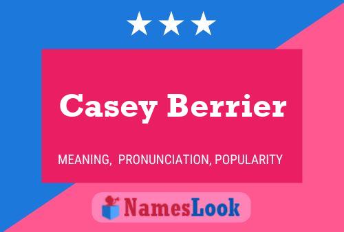 Постер имени Casey Berrier