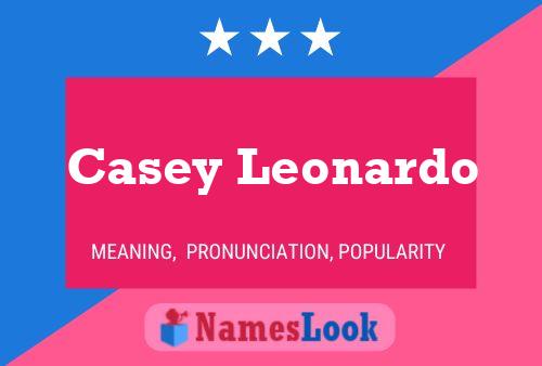 Постер имени Casey Leonardo