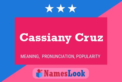 Постер имени Cassiany Cruz