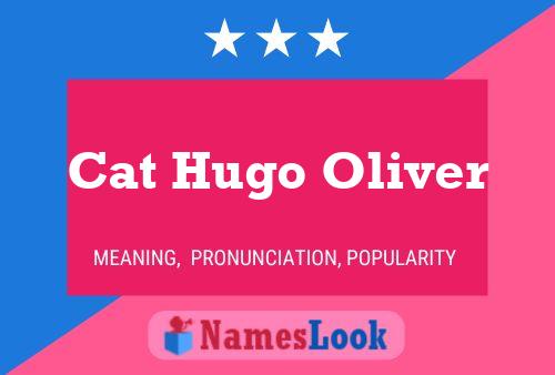 Постер имени Cat Hugo Oliver