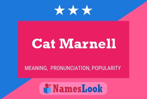 Постер имени Cat Marnell