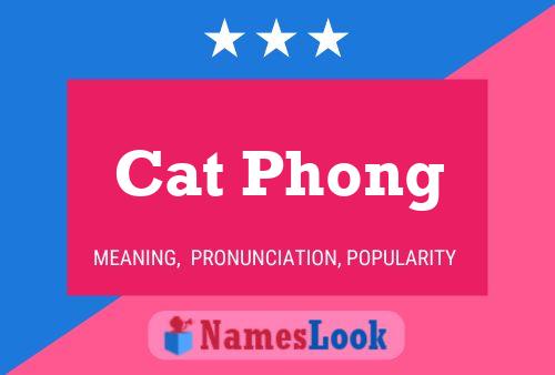 Постер имени Cat Phong