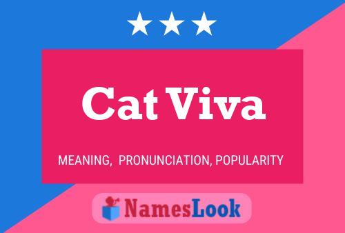 Постер имени Cat Viva