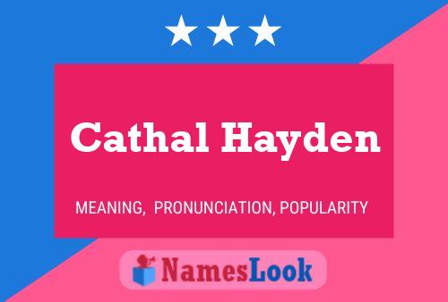 Постер имени Cathal Hayden