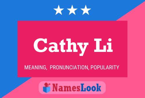 Постер имени Cathy Li