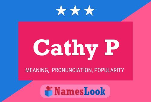 Постер имени Cathy P