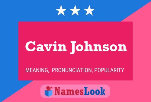 Постер имени Cavin Johnson