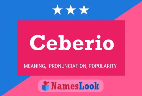 Постер имени Ceberio