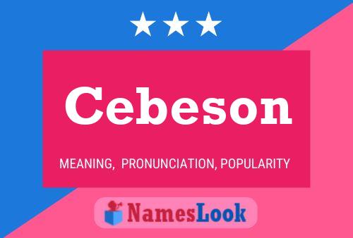 Постер имени Cebeson