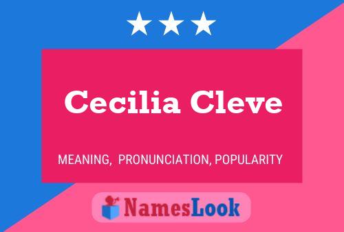 Постер имени Cecilia Cleve