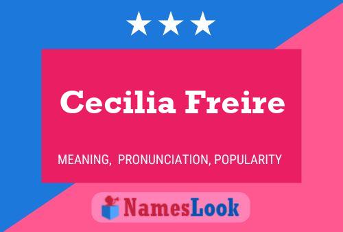 Постер имени Cecilia Freire