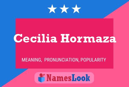 Постер имени Cecilia Hormaza