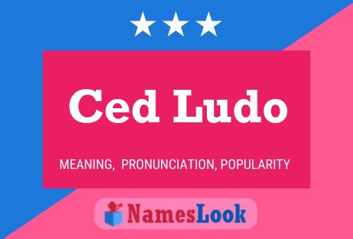 Постер имени Ced Ludo