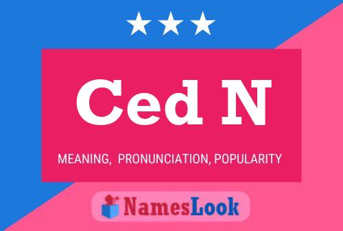 Постер имени Ced N