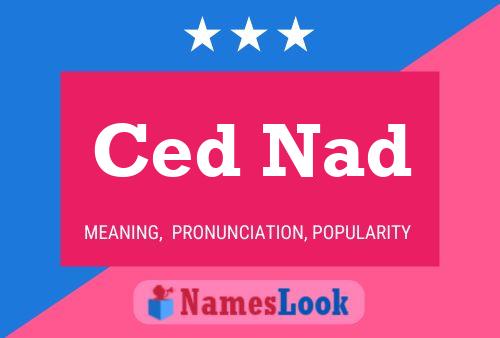 Постер имени Ced Nad