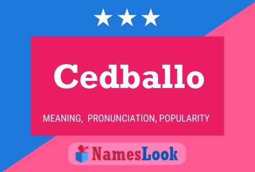 Постер имени Cedballo