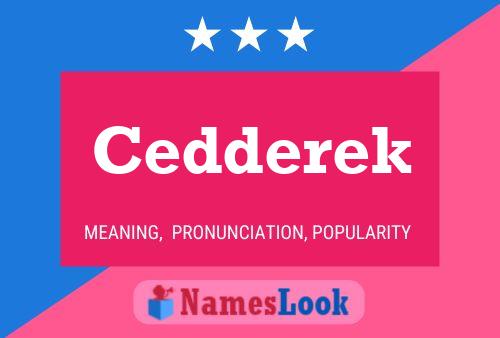 Постер имени Cedderek