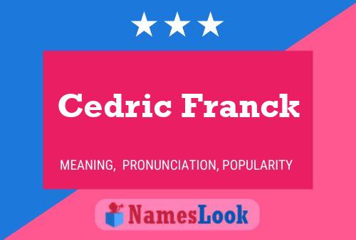 Постер имени Cedric Franck