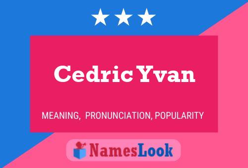 Постер имени Cedric Yvan