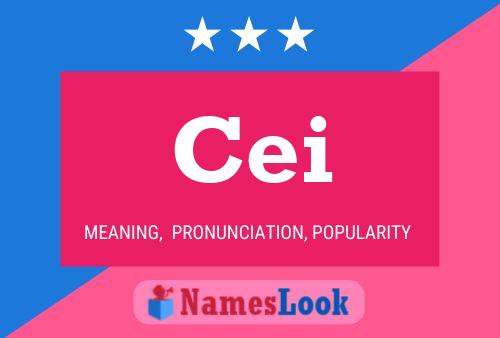 Постер имени Cei