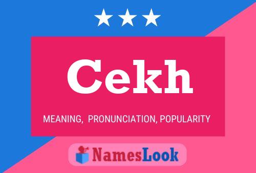 Постер имени Cekh