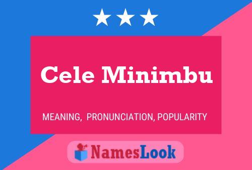 Постер имени Cele Minimbu