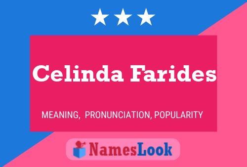 Постер имени Celinda Farides