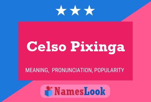 Постер имени Celso Pixinga