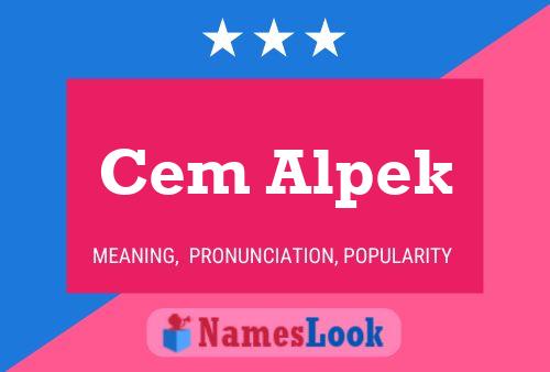 Постер имени Cem Alpek