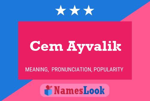 Постер имени Cem Ayvalik